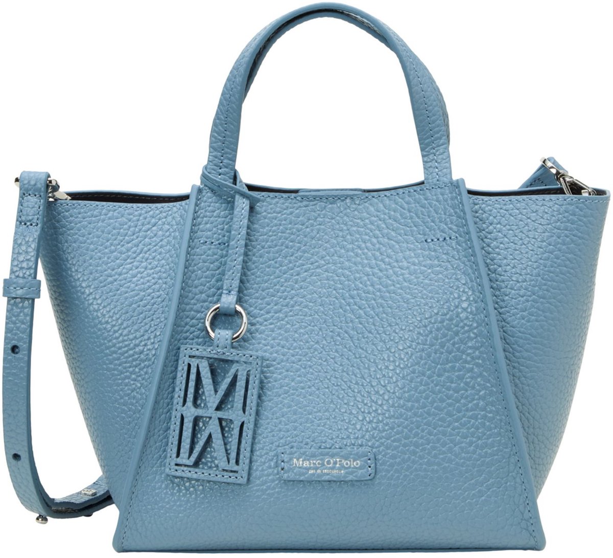Marc O'Polo handtas schoudertas Biani Crossbody Bag Stormy Sea blauwgrijs