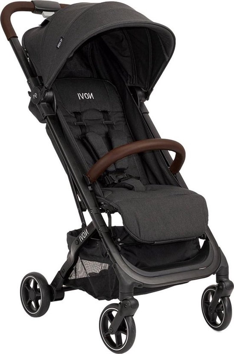 Baby Buggy - Kinderwagen Lichtgewicht - Compact Reizen - Inclusief Accessoires - Opvouwbaar - Zwart