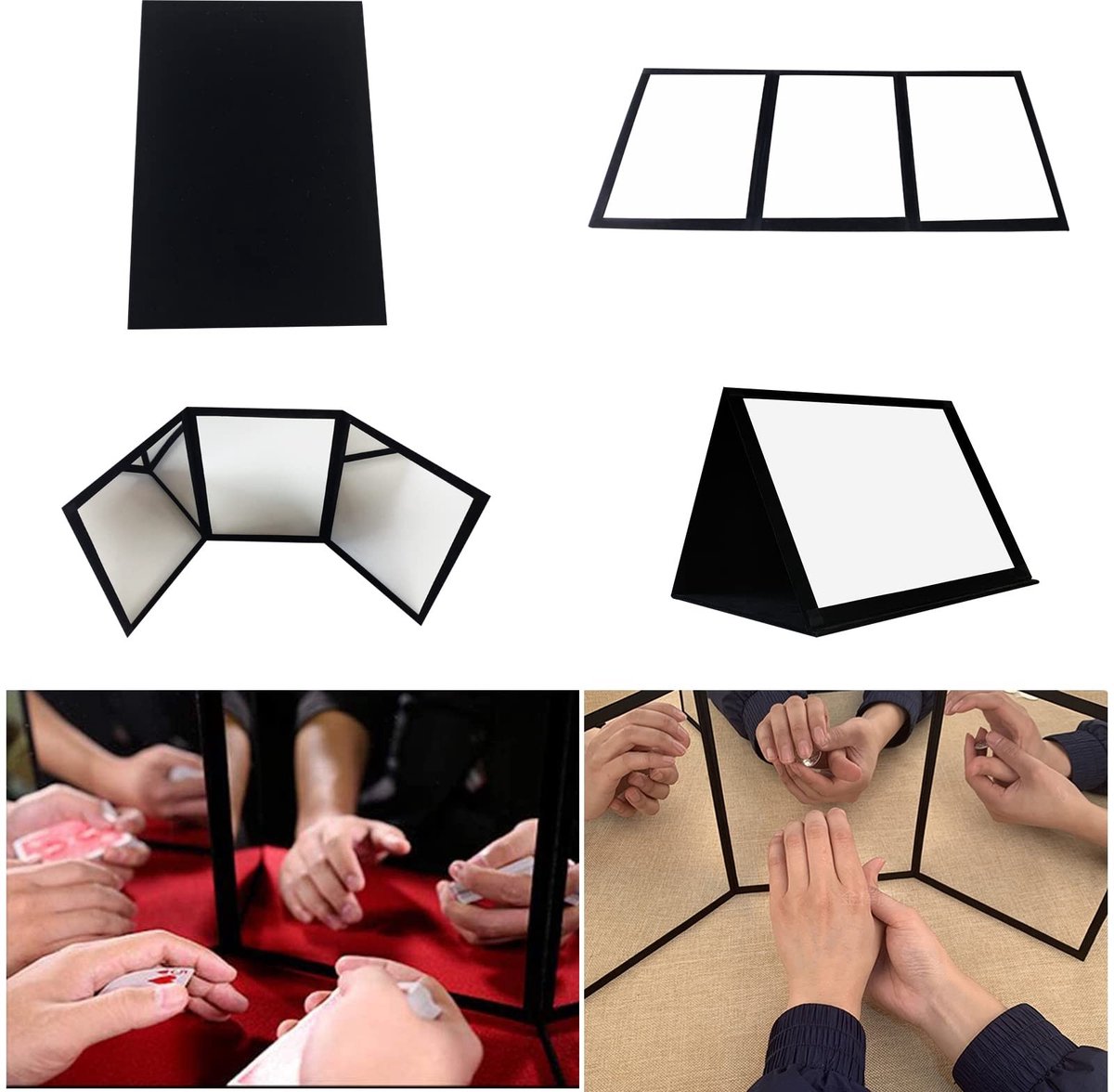 3-Weg Spiegel - Professionele Accessoire voor Goochelaars