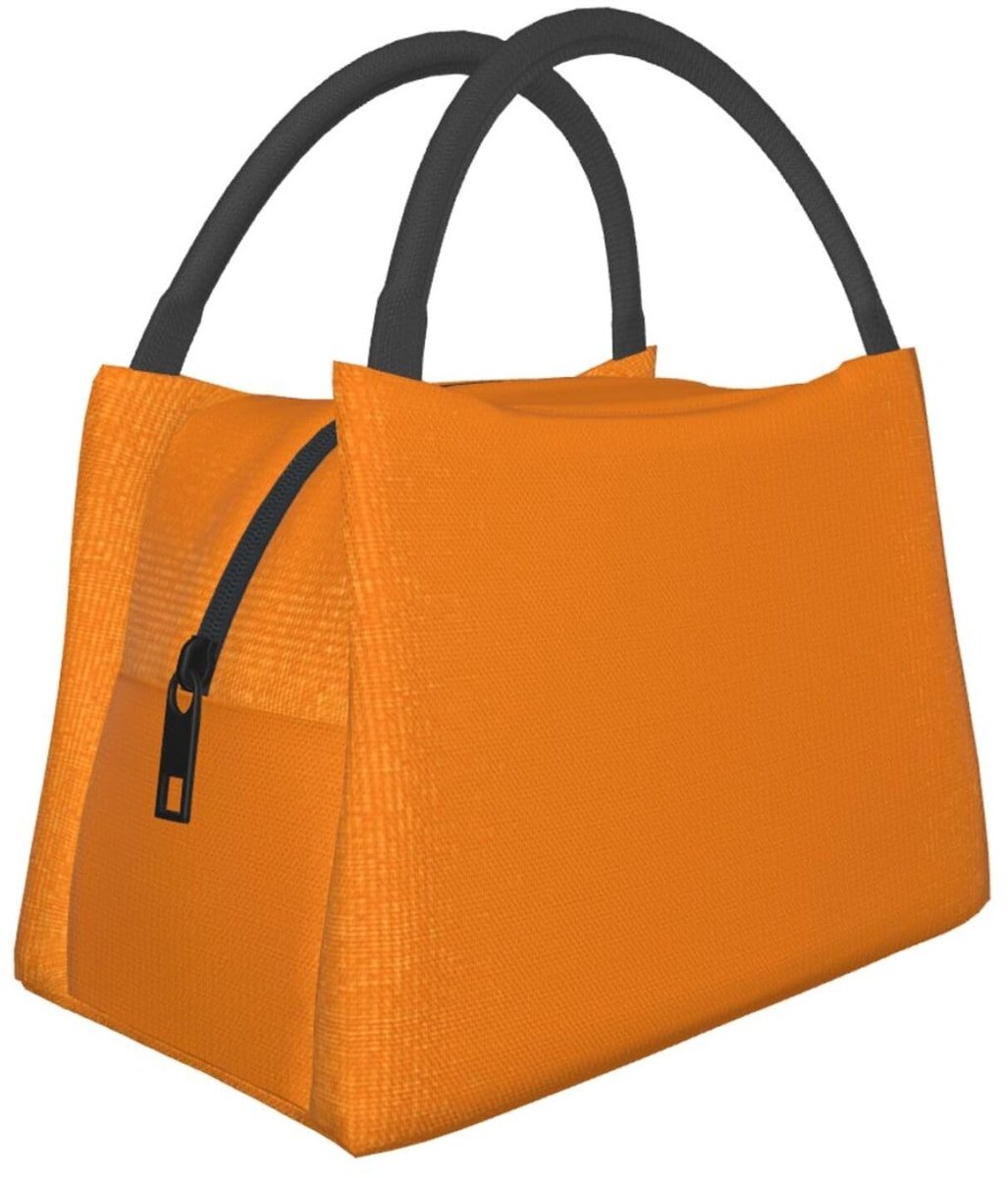 Geïsoleerde Lunch Bag - Opvouwbaar en Lekvrij - Oranje
