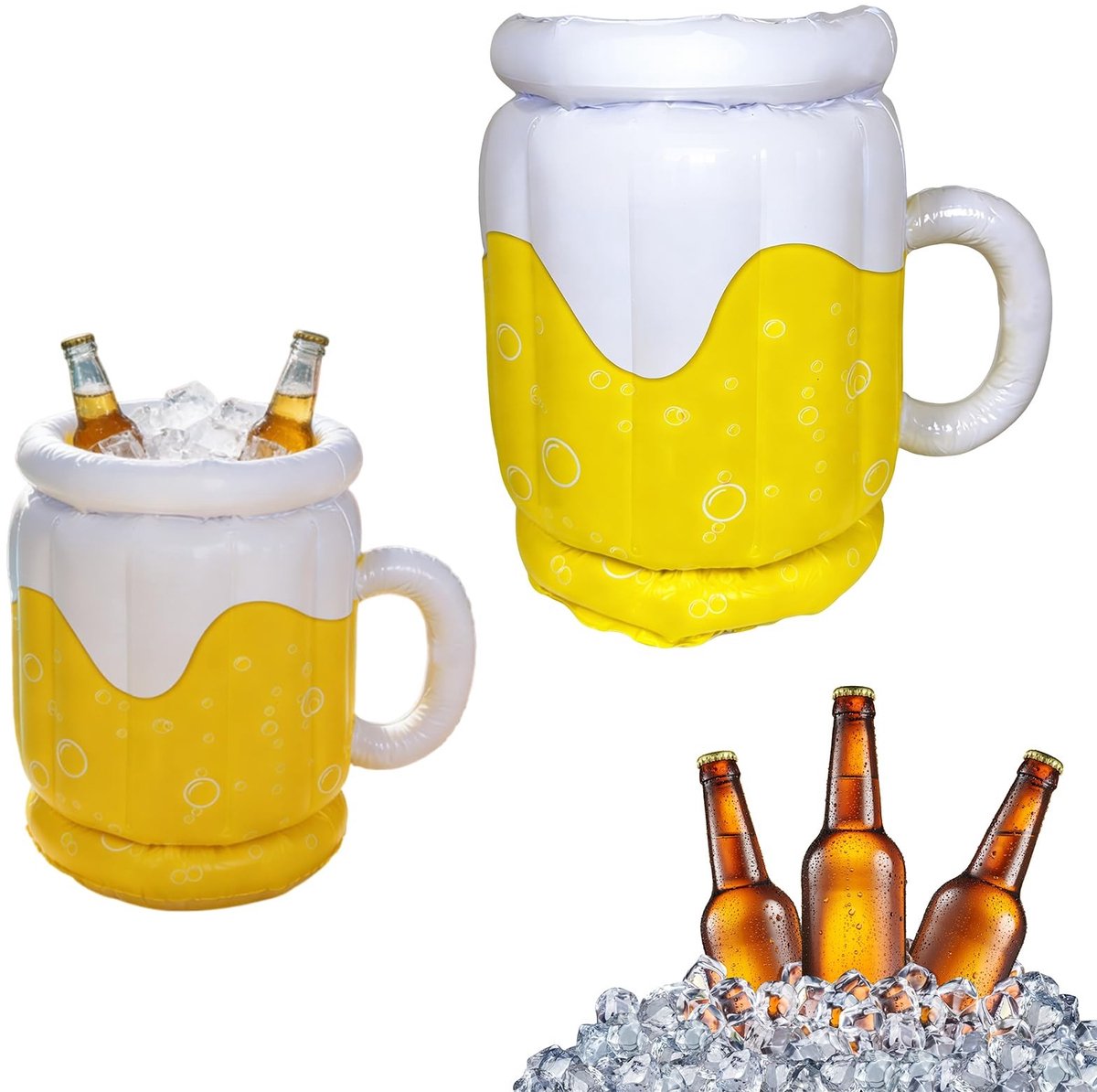 Opblaasbare Bierbeker Drinkkoeler - Draagbare PVC IJsopslagcontainer