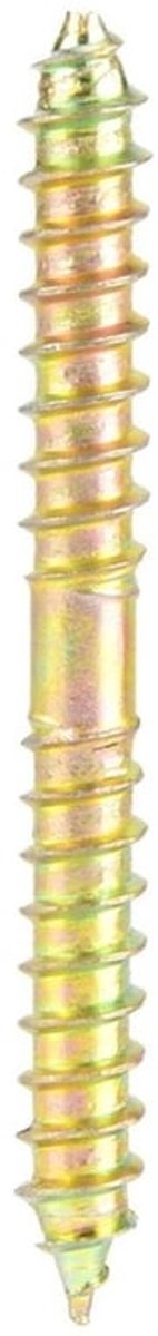 Dailygoods- Centreschroef 10 stuks 6 x 60 mm - Dubbele zelftappende verbinding - Schroefdraad - Bouten - Houtbewerking - Hoogwaardige kwaliteit - Schroeven