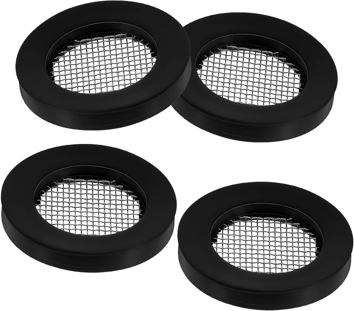 Set van 4 Rubberen Dichtingen voor Douchekop en Tuinslang, Lekpreventie voor 1/2 Inch Aansluitingen