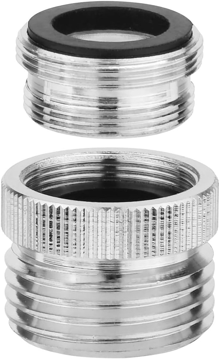 SnelShoppen - POFET Kraanadapter 3/4 Inch Tuinslang op 1/2 Inch Kraanadapter, Hoogwaardige Koper, Binnen en Buiten Gebruik, Flexibel en Duurzaam