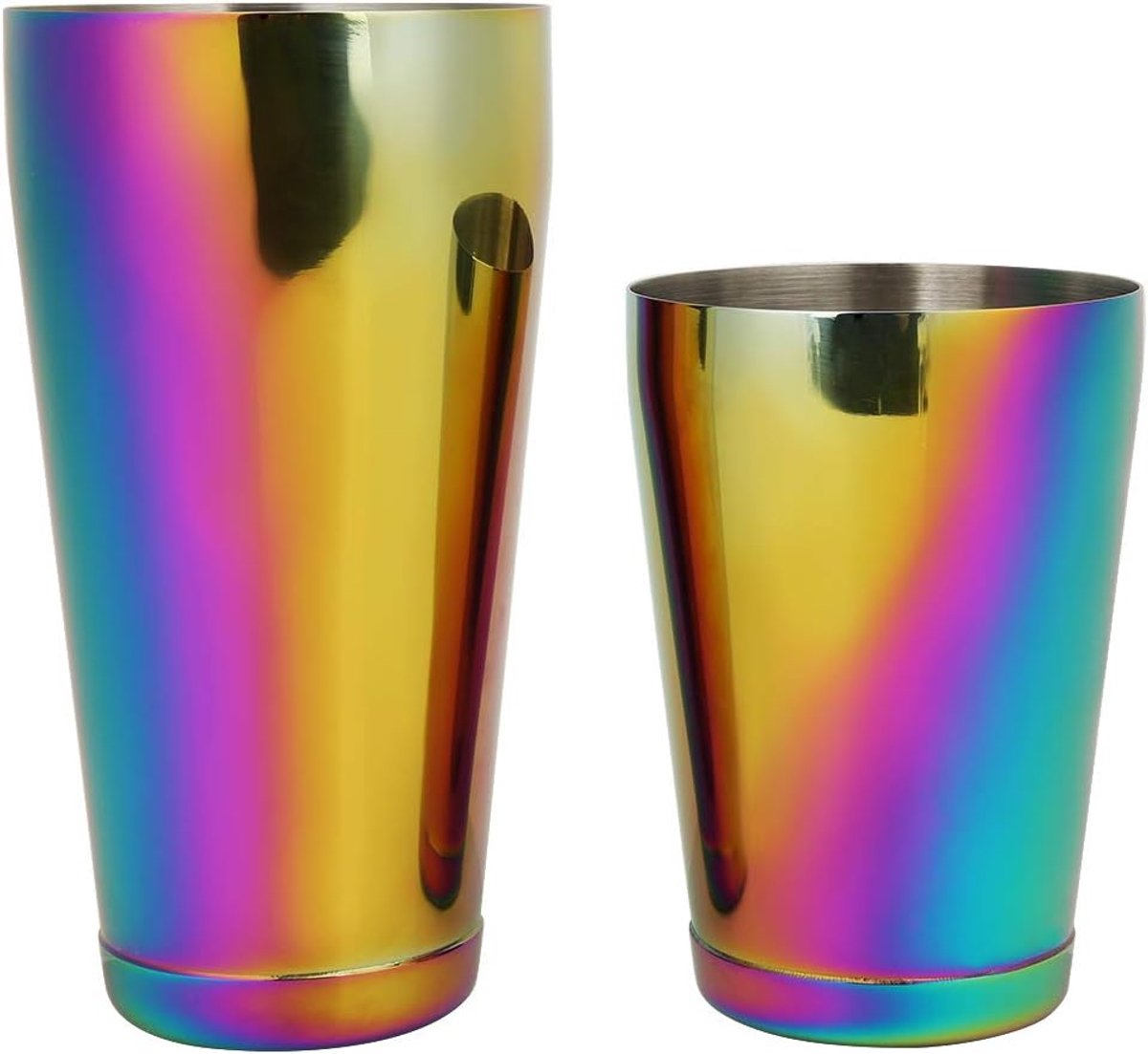 Thijox - Boston Cocktailshaker Set 2-delig - Roestvrijstalen 19oz & 29oz Shaker - Professionele Barset voor Barmannen - Ideaal voor Feesten en Thuisge