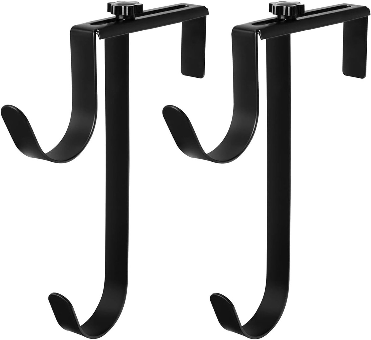 2 Stuks Verstelbare Vissenhengel Houders voor Zwembaden, Dubbele Opbergaccessoires voor Netten en Skimmers, Ideaal voor Pool Fences en Telescoopstokken