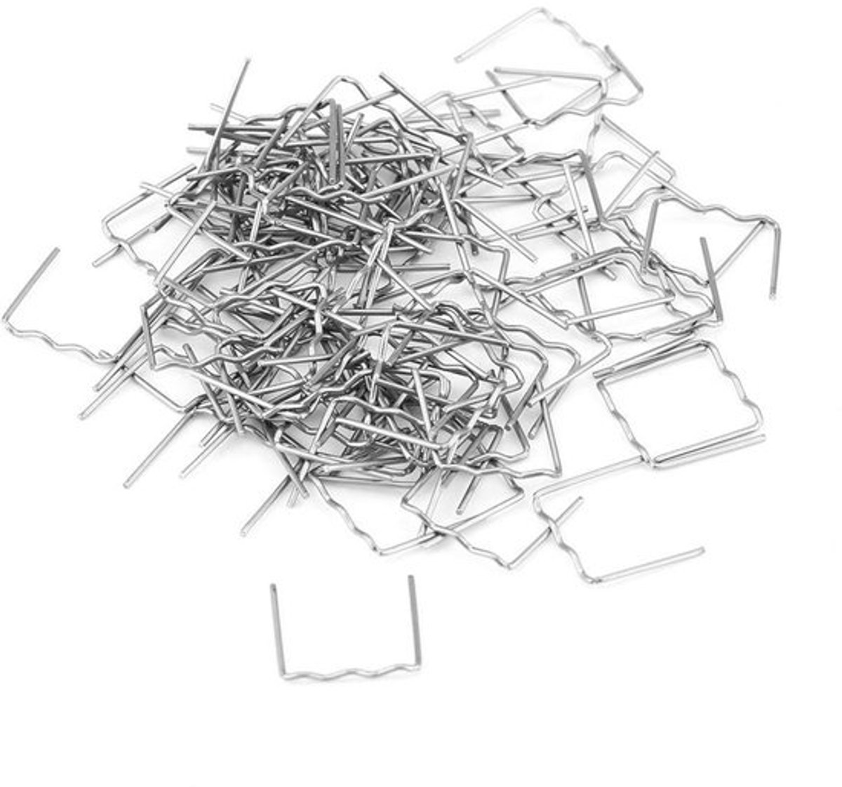 Nietjes Reparatie Kit voor Auto Bumper Reparatie - 100 stuks - 0.8mm Rvs - Pre Cut Nietjes - Lassen Reparatie Tool Kit - 3 Soorten - Schoonheidsverzorging