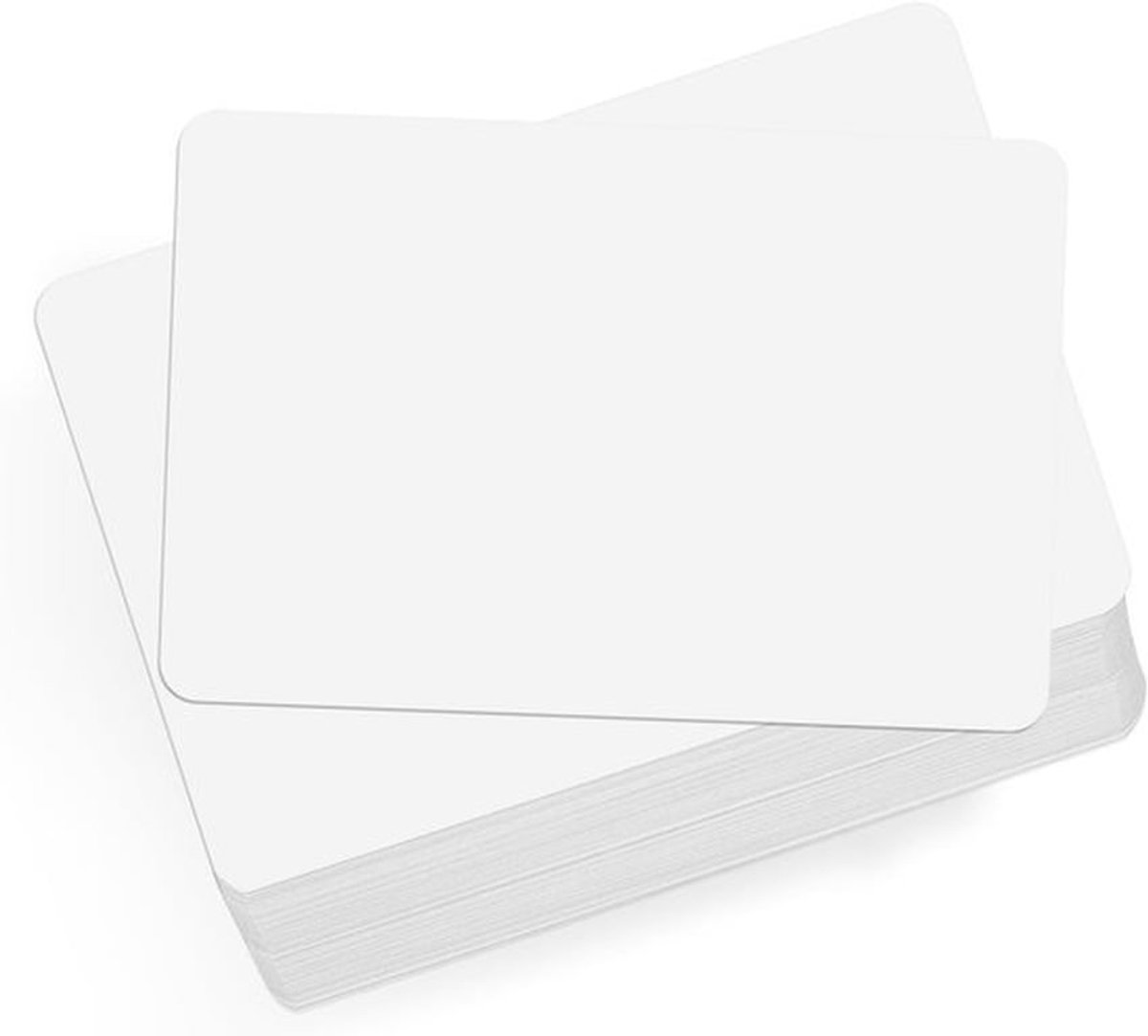 Ansichtkaart Papierkarton 108 stuks, A6, onbedrukte kaarten 250 g/m², 4x6 inch, wit blanco postkaarten (beide zijden leeg), indexkaarten set blanco voor DIY afdrukbare ansichtkaarten