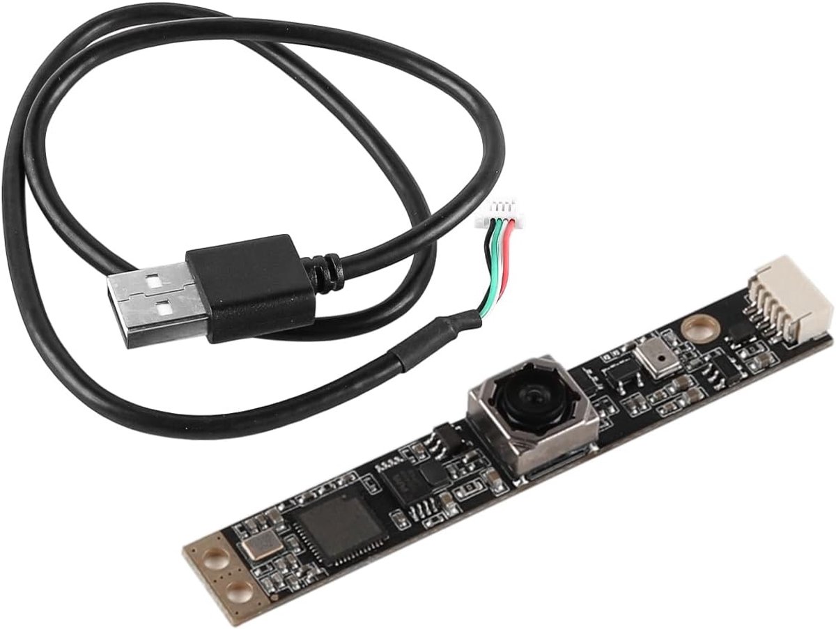 SnelShoppen - USB Autofocus Camera Module met Microfoon, 8MP HD Webcam, 115° Ultra Wide Angle, Geschikt voor Windows en Android, Ideaal voor Video Con
