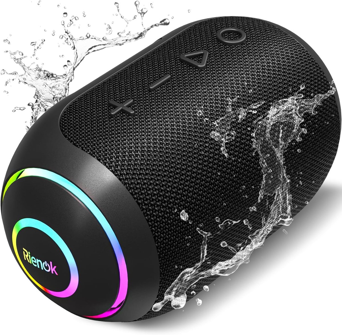 SnelShoppen - Draagbare Bluetooth-luidspreker S4, Bluetooth 5.3, Waterdicht IPX7, Klein en Draadloos, Stereo-koppeling, Ondersteunt TF-kaart, Perfect