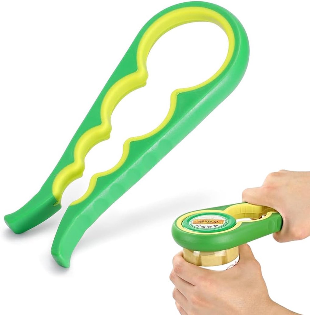 SnelShoppen - Multifunctionele Flessenopener - Ergonomische Plastic Opener voor Flessen en Blikjes - Ideaal voor Keuken, Feest, Camping - Moderne Kleu
