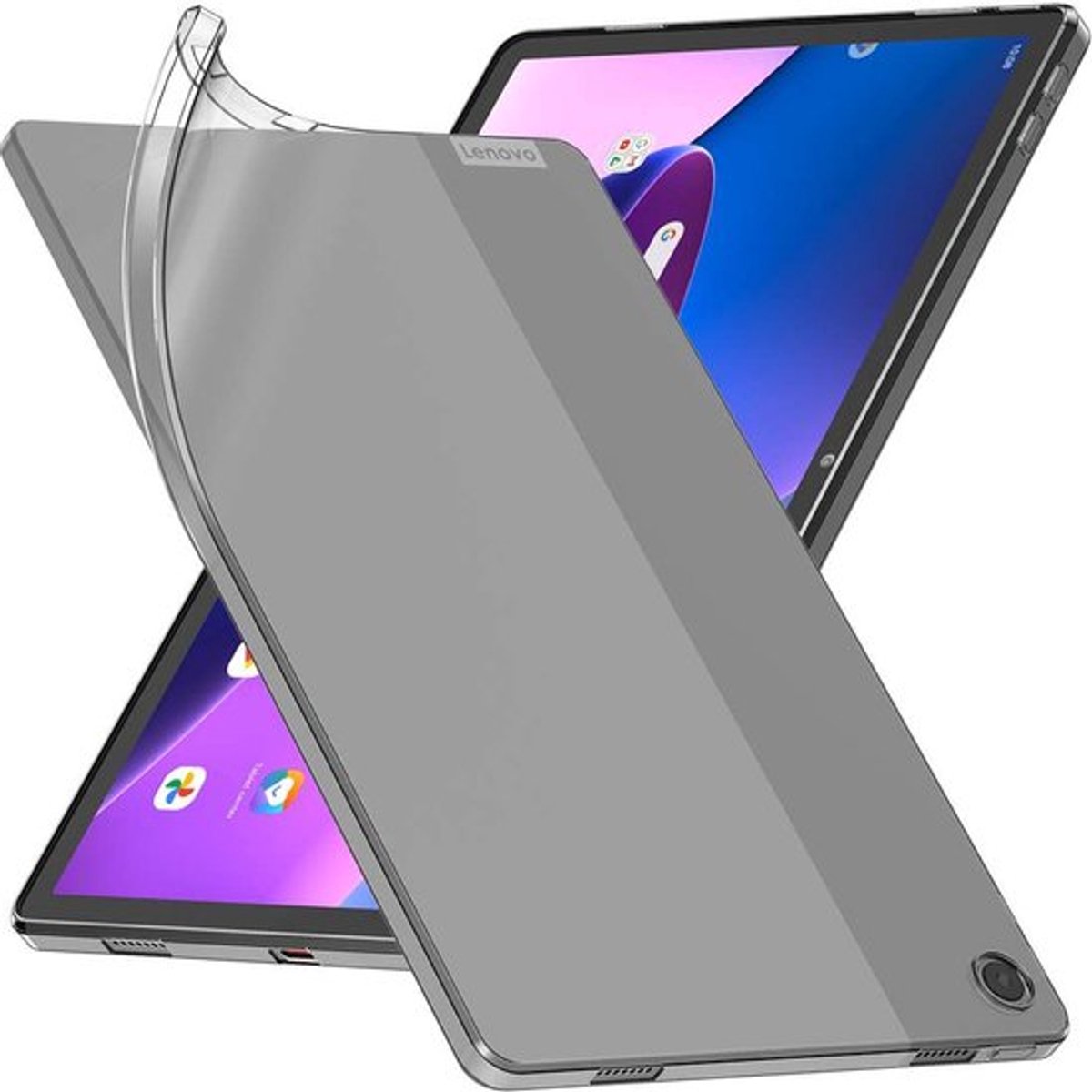 ebestStar - Hoes geschikt voor Lenovo Tab M10 Plus 10.6 (Gen 3), Back Cover, Beschermhoes anti-luchtbellen hoesje, Transparant