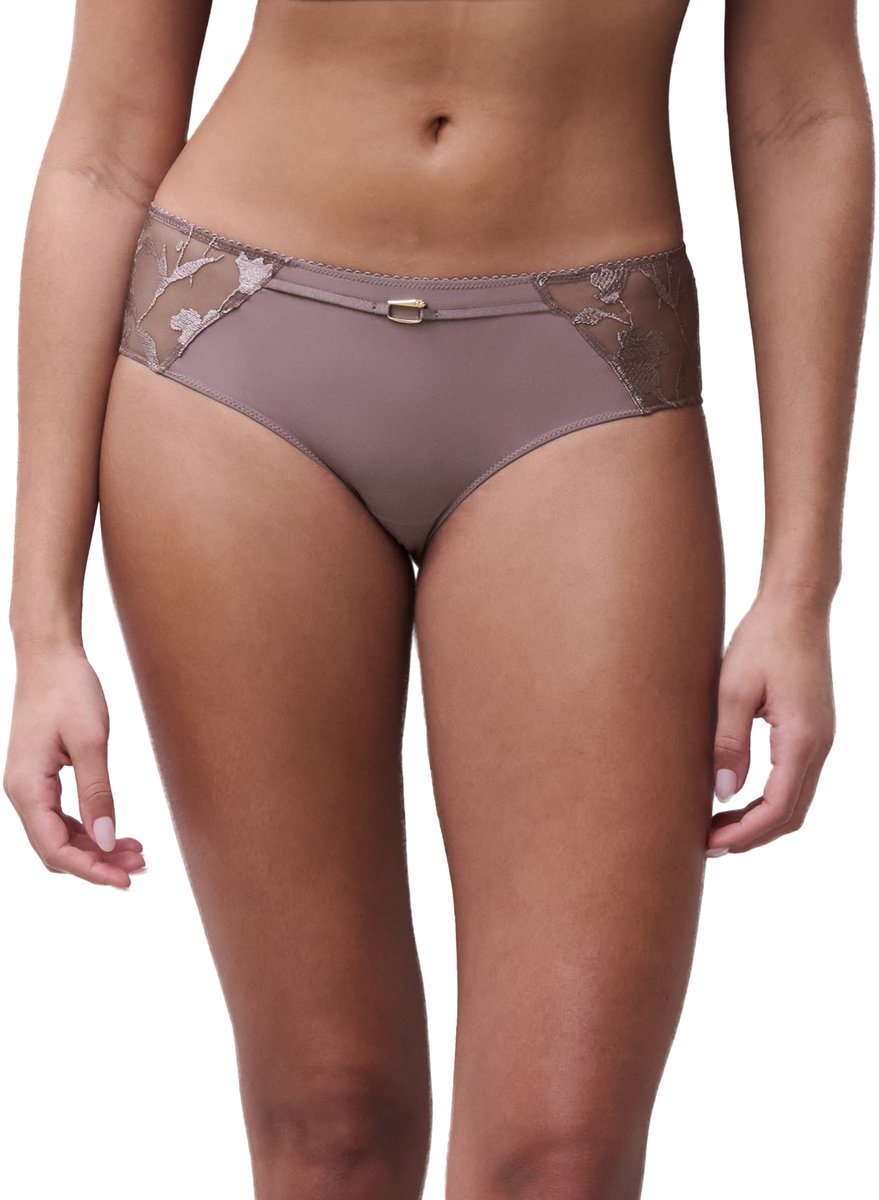 Chantelle - Idyll Shorty Muscade - maat 40 - Paars/Taupe