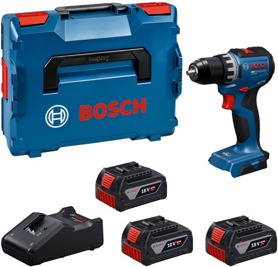 Bosch Professional PRO GSR 18V-52 Accu schroefboormachine 3x GBA 5.0Ah - 06019S0027