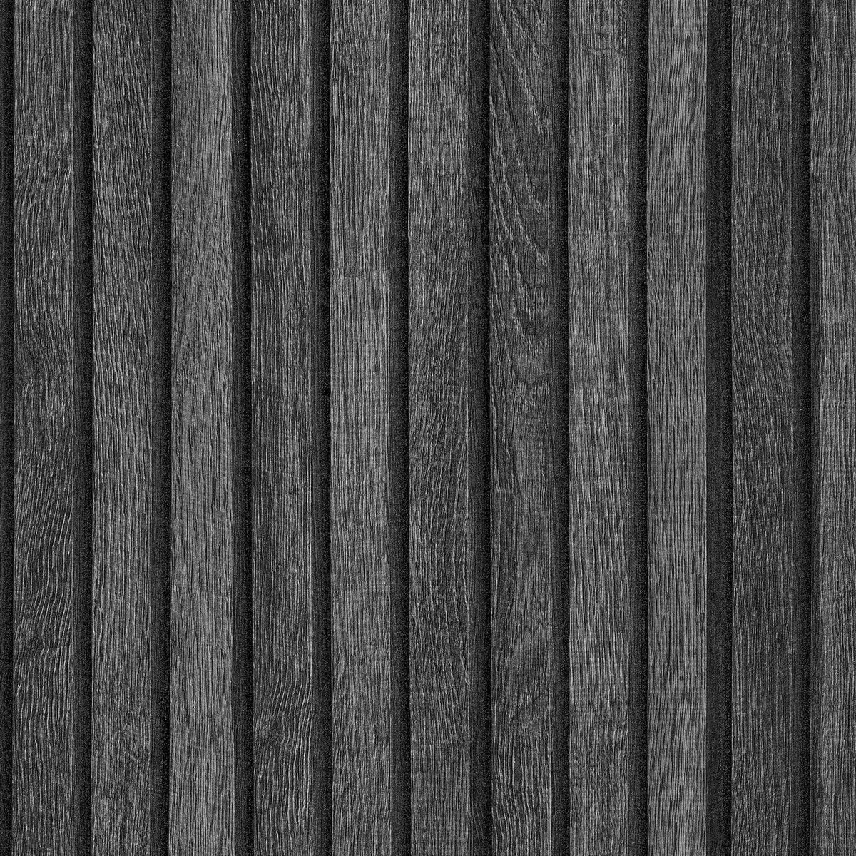 3D Behang Houtpanelen Zelfklevend Film Houtlook Zwart Grijs Vintage Meubelbehang voor Slaapkamer en Badkamer 40 x 300 cm