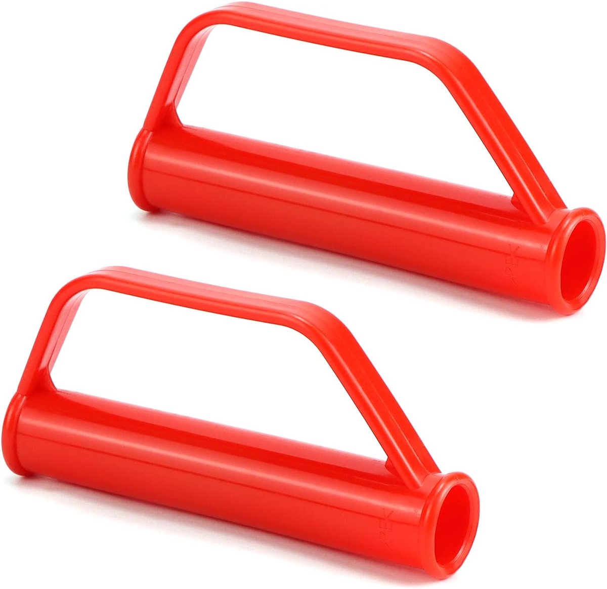 SnelShoppen - Set van 2 25mm Veiligheids Handtruck Handvatten - Vervangende Handvatten met Impact Bescherming - Rode Handtruck Handvatten voor Veilig
