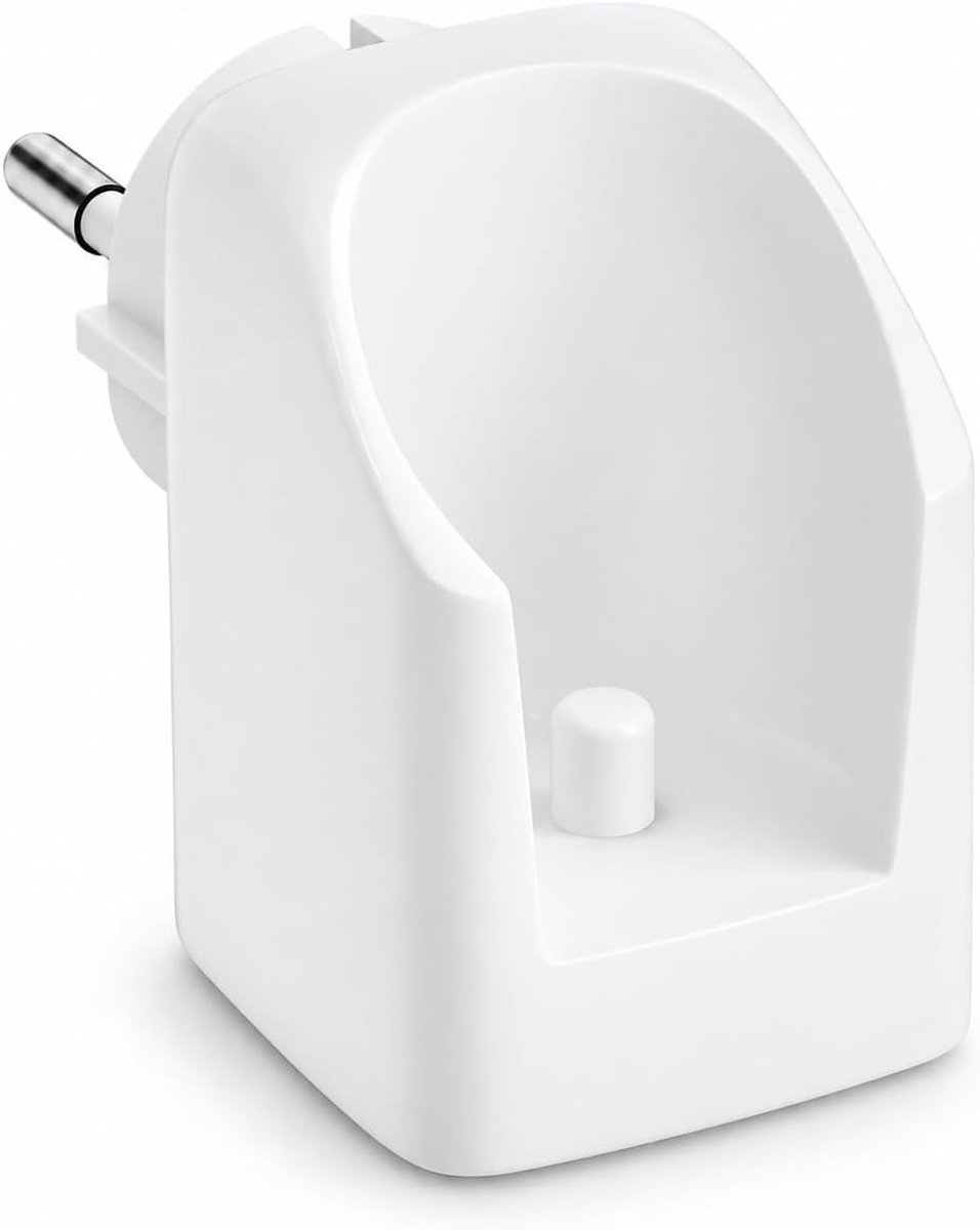 Draadloos oplaadstation voor elektrische tandenborstels, wandlader voor Philips Sonicare HX6100, geschikt voor HX Series en andere modellen, kabelvrije oplader (wit)
