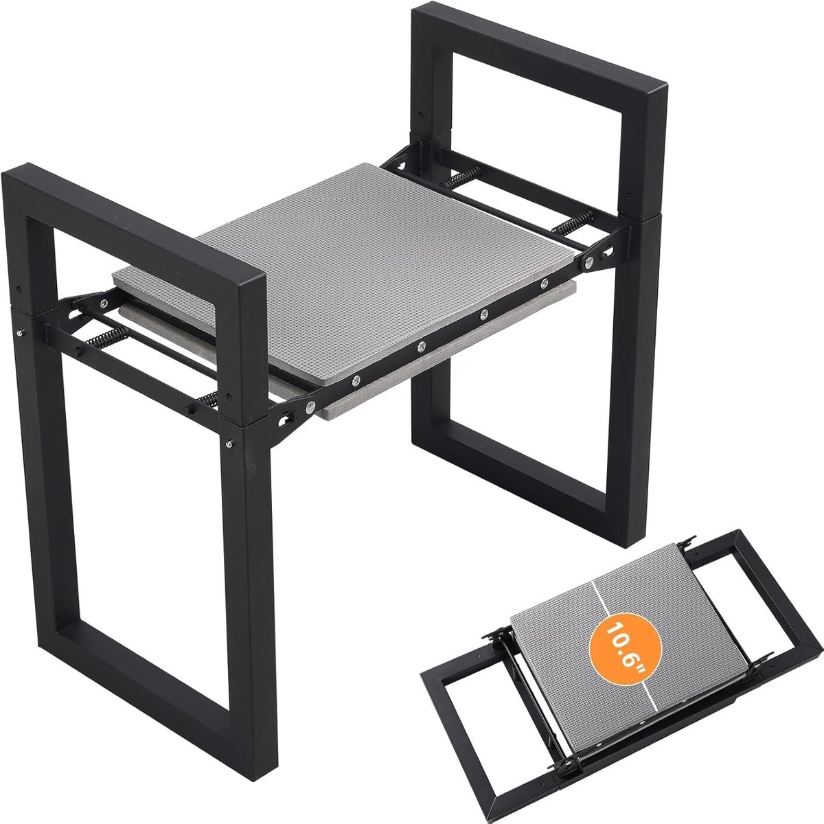 SnelShoppen - Vouwbare Tuinbank 32 cm Breed met Stevige Handvatten - 180 kg Draagvermogen - Multifunctionele Tuinbank voor Tuinieren - Tuinbank voor O