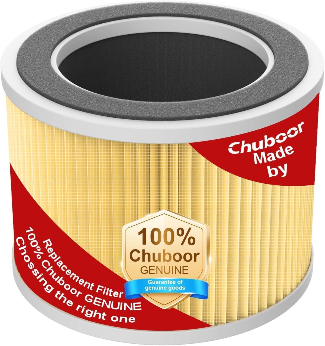 SnelShoppen - Luchtreiniger HEPA voor allergieën, Chuboor luchtreiniger met HEPA-luchtfilter voor schimmel, stof en dierenharen, ideaal voor huis, kan