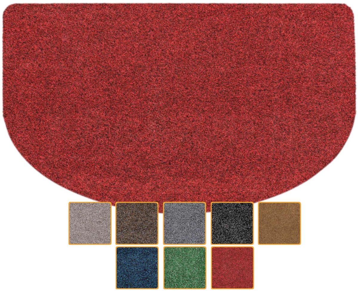 ANRO Deurmat Rood 75x45cm – Schoonloopmat Antislip Wasbaar Voordeur Hal Binnen & Buiten Op Maat