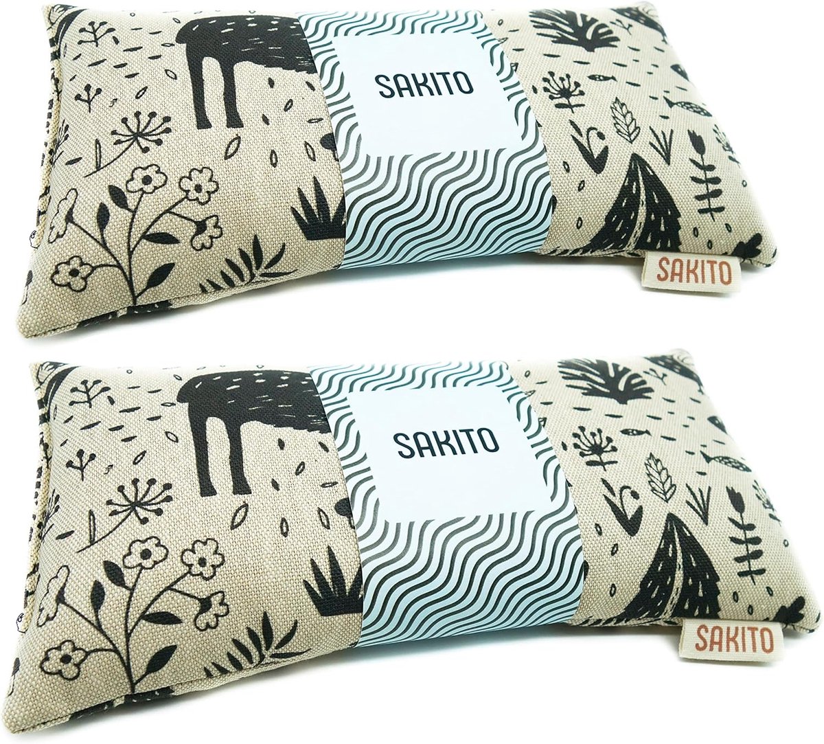 SnelShoppen - 2 Stuks Magnetron Warmte Kussens (25 x 12 cm) - Natuurlijke Verwarmingskussens voor Menstruatiepijn - Warm of Koud Gebruik - Hoge Warmte
