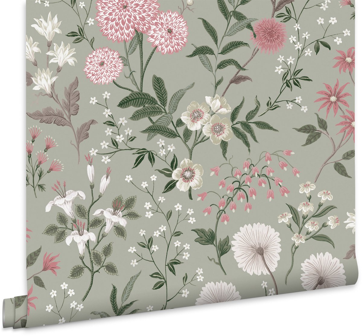 Laura Ashley Vliesbehang - Otterham Garden Pistachio