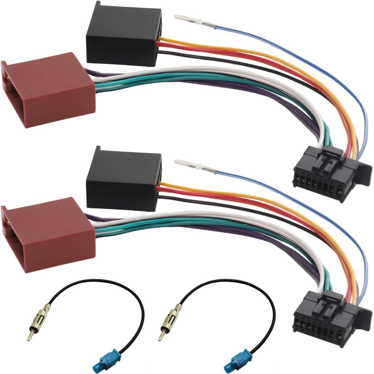 SnelShoppen - 16 Pin Auto Radio Draad Harness ISO Adapter voor DEH AVH MVH AVIC 2003+ Mini Male Kabel - Geschikt voor Pioneer Radio's