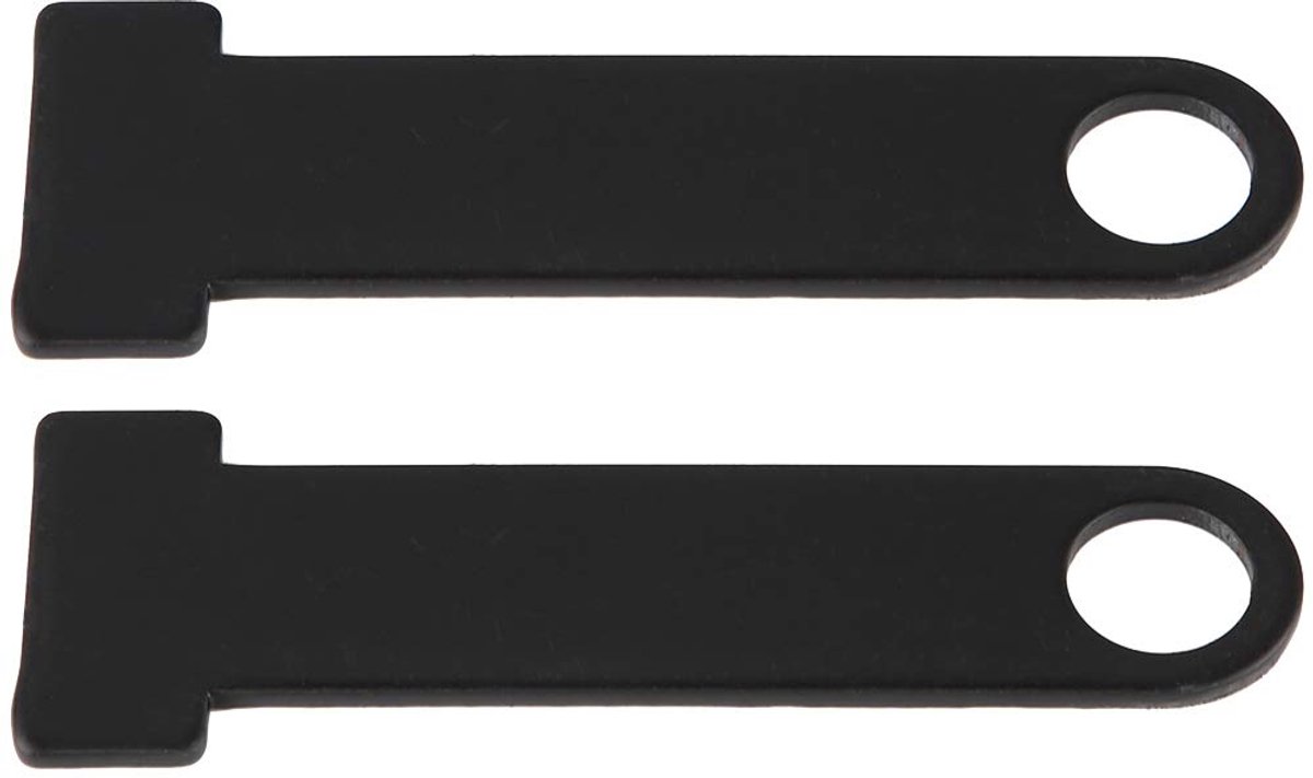 SnelShoppen - Helmslot D-Ring Lock Roestvrijstaal voor Motorfiets - Universeel - Hoogwaardige Materialen - Zwart/Zilver - Duurzaam en Veilig