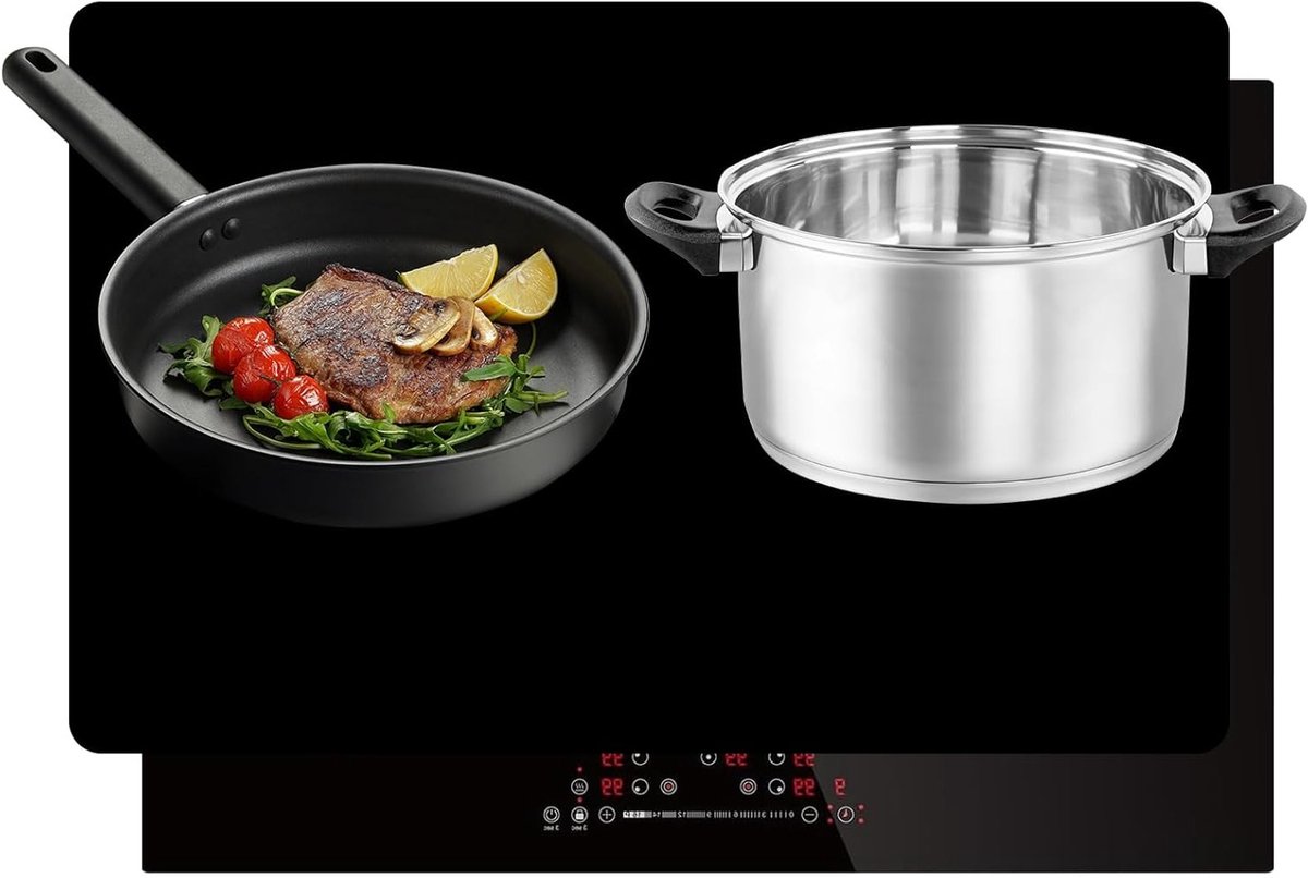 Hitte- en krasbestendige silicone beschermmat voor inductiekookplaten - 54 x 90 cm, ideaal voor keukenoppervlakken en kookgerei