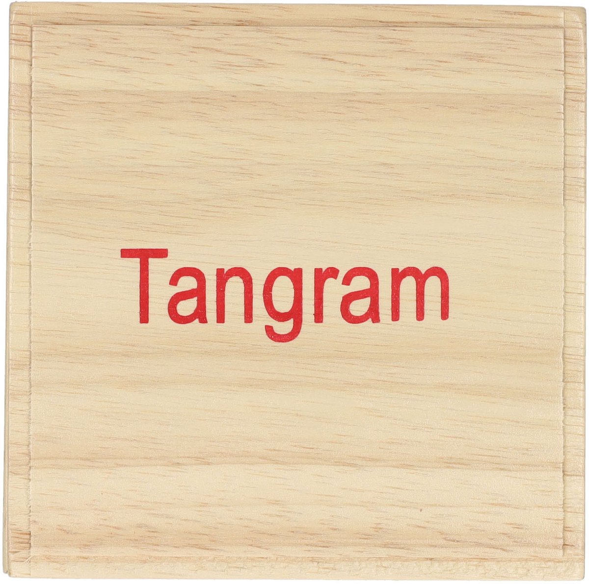 Tangram - Blank Hout - Rubberhout - Inclusief Voorbeelden en Oplossingen - Doosje - 13 x 13 cm - Engelhart — afbeelding 5