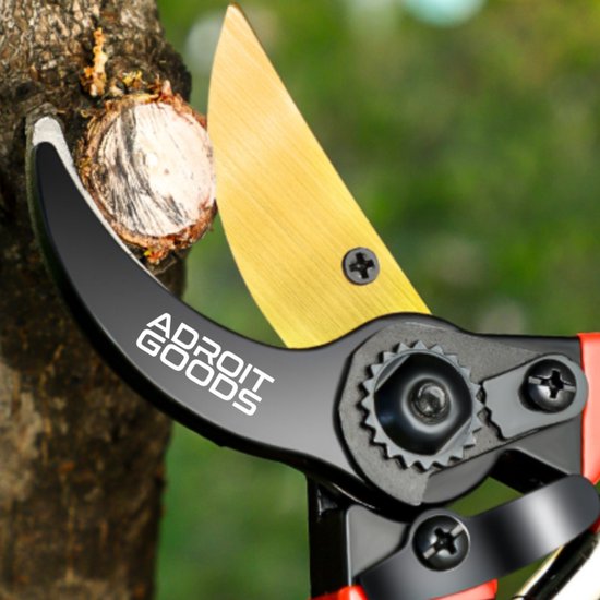 AdroitGoods Snoeischaar Professioneel - 40mm SK5 Staal Tuinschaar Ergonomisch Anti-Slip Veiligheidsslot Krachtige Takkenknipper Tuingereedschap — afbeelding 4