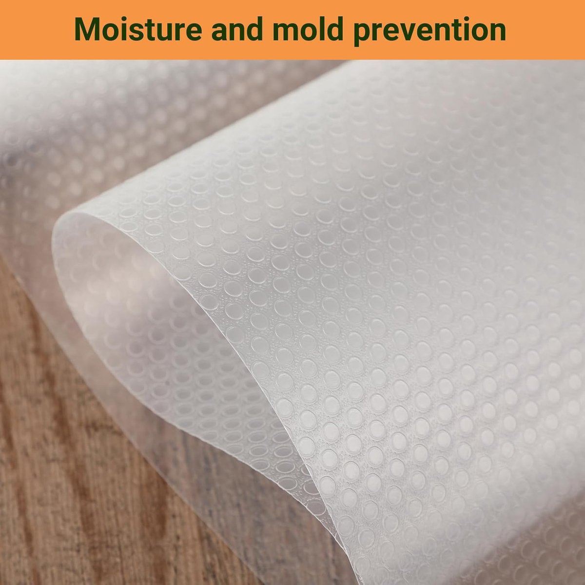 SnelShoppen - Non-slip Mat 30 x 500 cm - Waterdicht, Snijbaar, Beschermend voor Kasten en Planken - EVA Materiaal, Ideaal voor Keuken, Badkamer, Huish