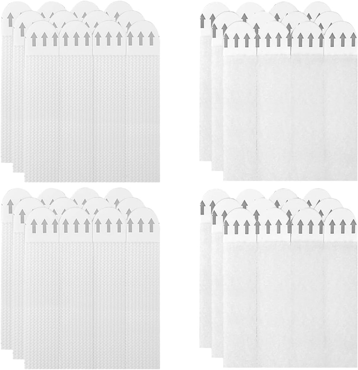 Adhesive tape voor foto's - 24 paar - zelfklevende strips - eenvoudig ophangen zonder boren - ShopVlot