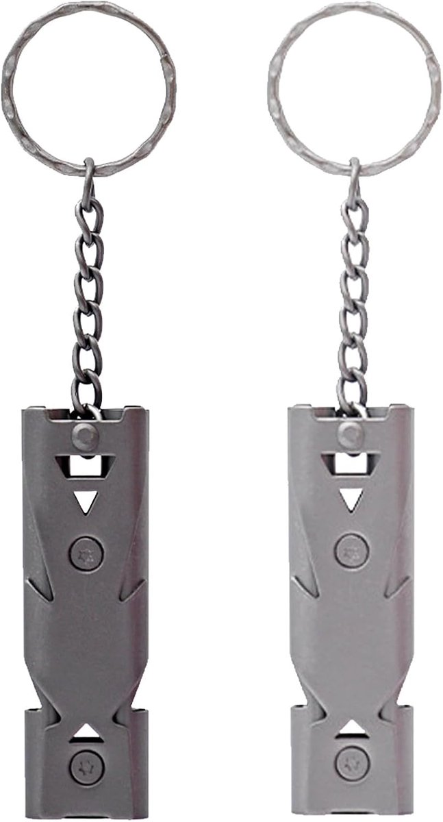 Emergency Whistle - 150 dB Geluid - RVS - Voor Noodsituaties - ShopVlot
