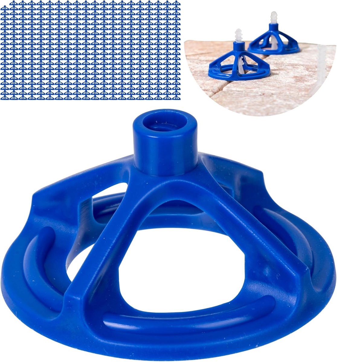 Tegel Niveau Systeem - Pull Caps Blauw - Geschikt voor Draadkop - Voor Eenvoudig Tegels Lagen - ShopVlot