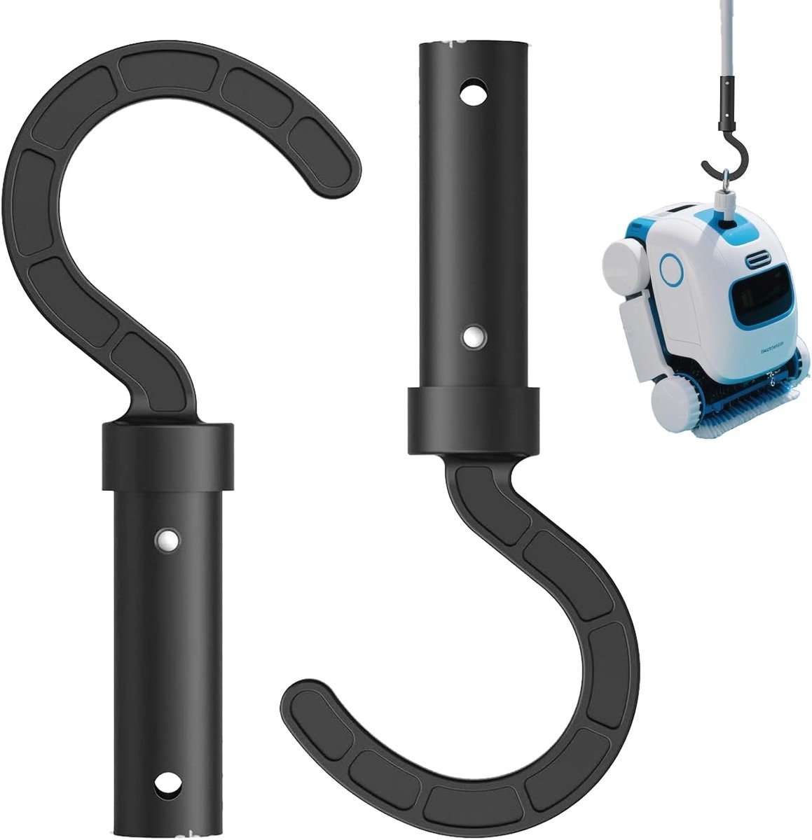 Haken voor zwembadrobot - 2 stuks - ABS-kunststof - Hoge duurzaamheid en weerstand - ShopVlot