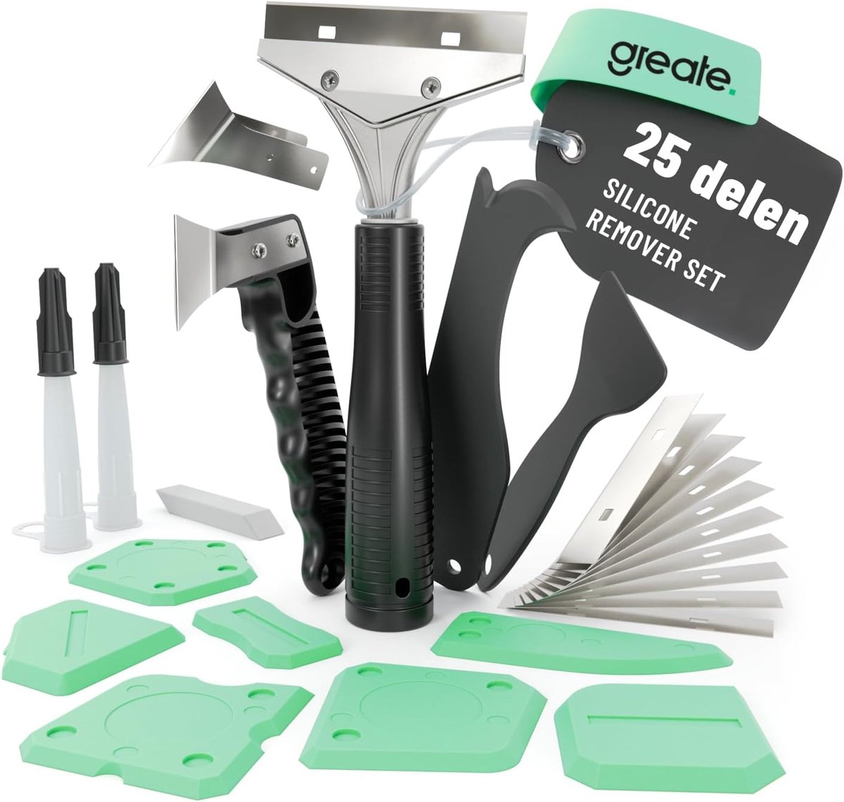 Siliconen Verwijdertools 25-delig - Complete Set voor het Verwijderen en Vernieuwen van Siliconen - ShopVlot