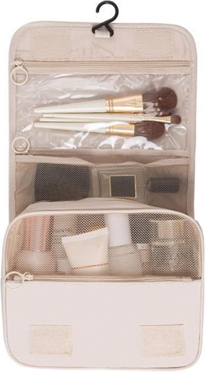 Ophangbare cultuurtas - grote waszak van premium oxford stof - waterdichte make-up organizer - ideaal voor reizen - ShopVlot