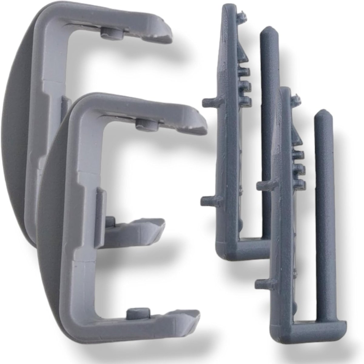 Runner rail stop set - 2x achter 2x voor - voor vaatwasser mand - vervangingsonderdelen - ShopVlot
