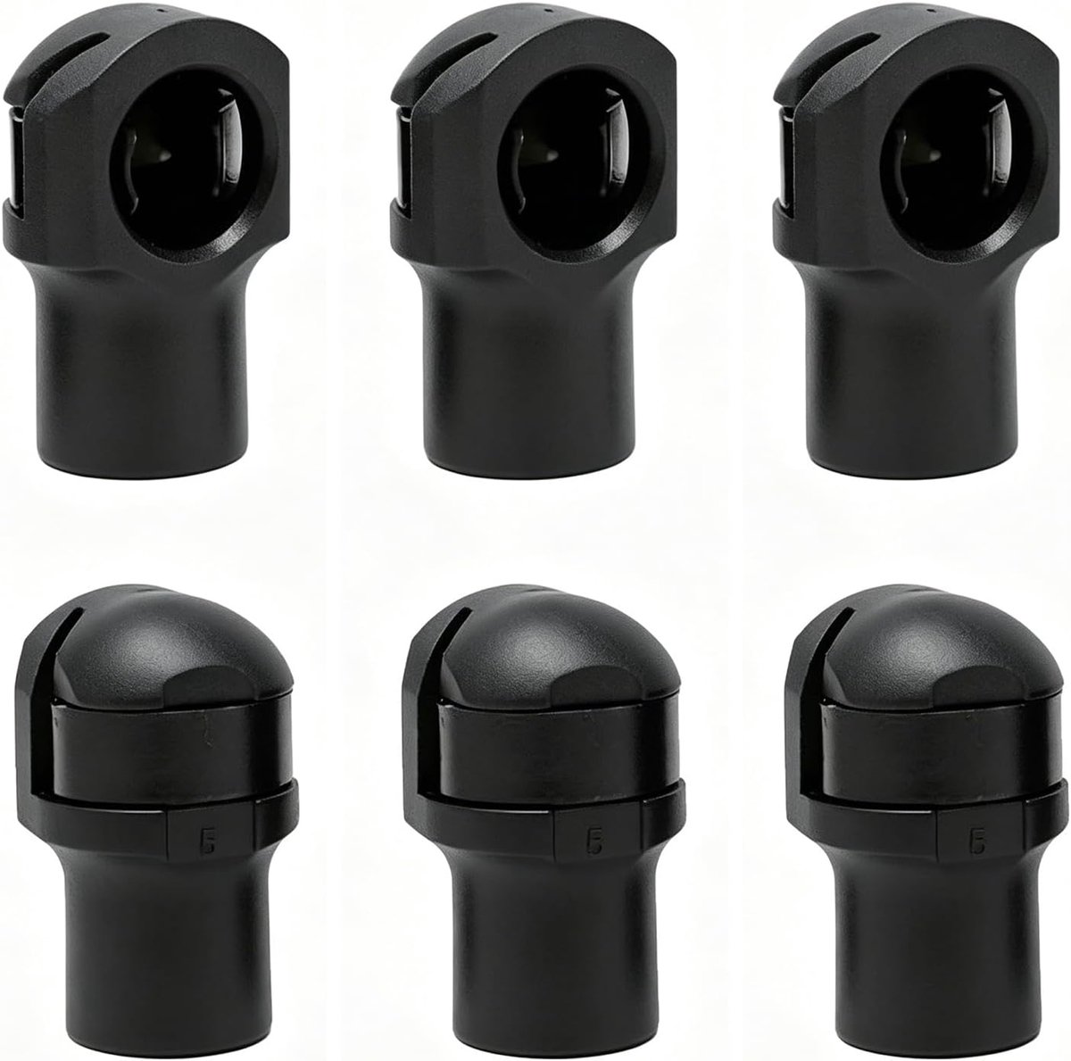 Gasveer-aansluitset M6 - Kunststof eindstukken - 10,5 mm - Perfect voor auto en caravan - ShopVlot