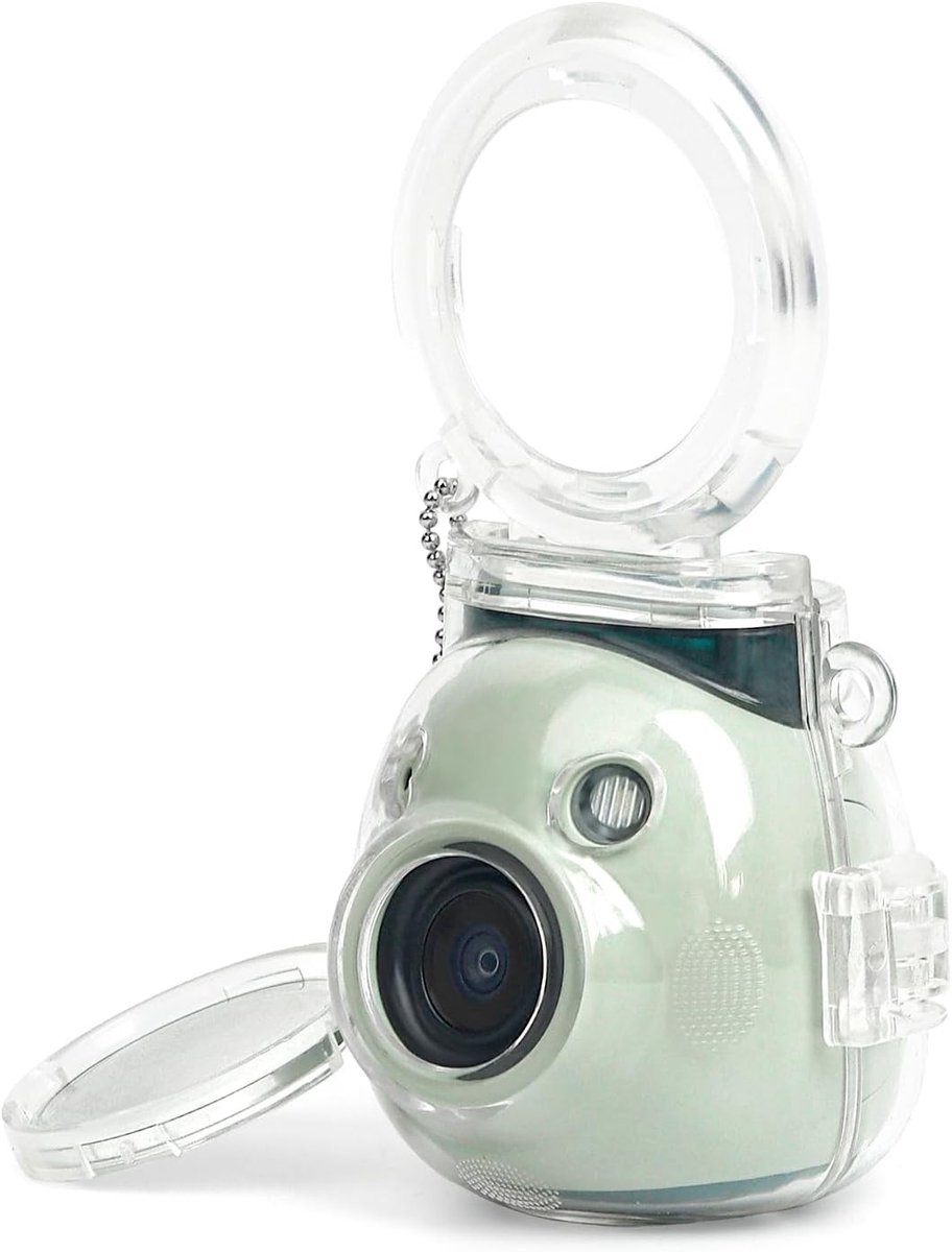 Transparante Beschermhoes met Selfie Spiegel voor Instax Pal Camera - Kristalheldere Harde PC Case