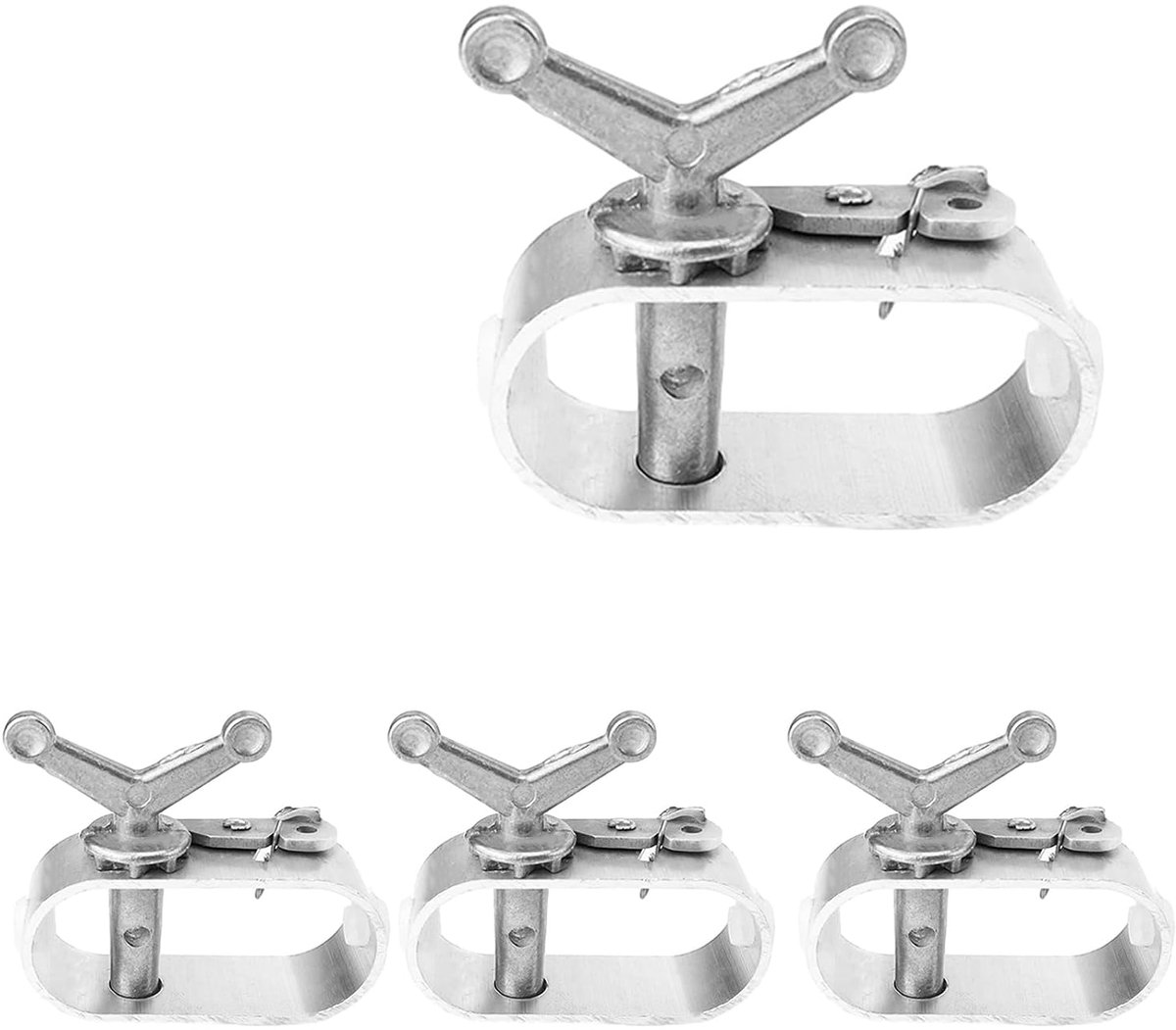 Kabelspanner 4 stuks - Aluminium legering - Roestvrij en duurzaam - Ideaal voor tenten en zeilen - ShopVlot