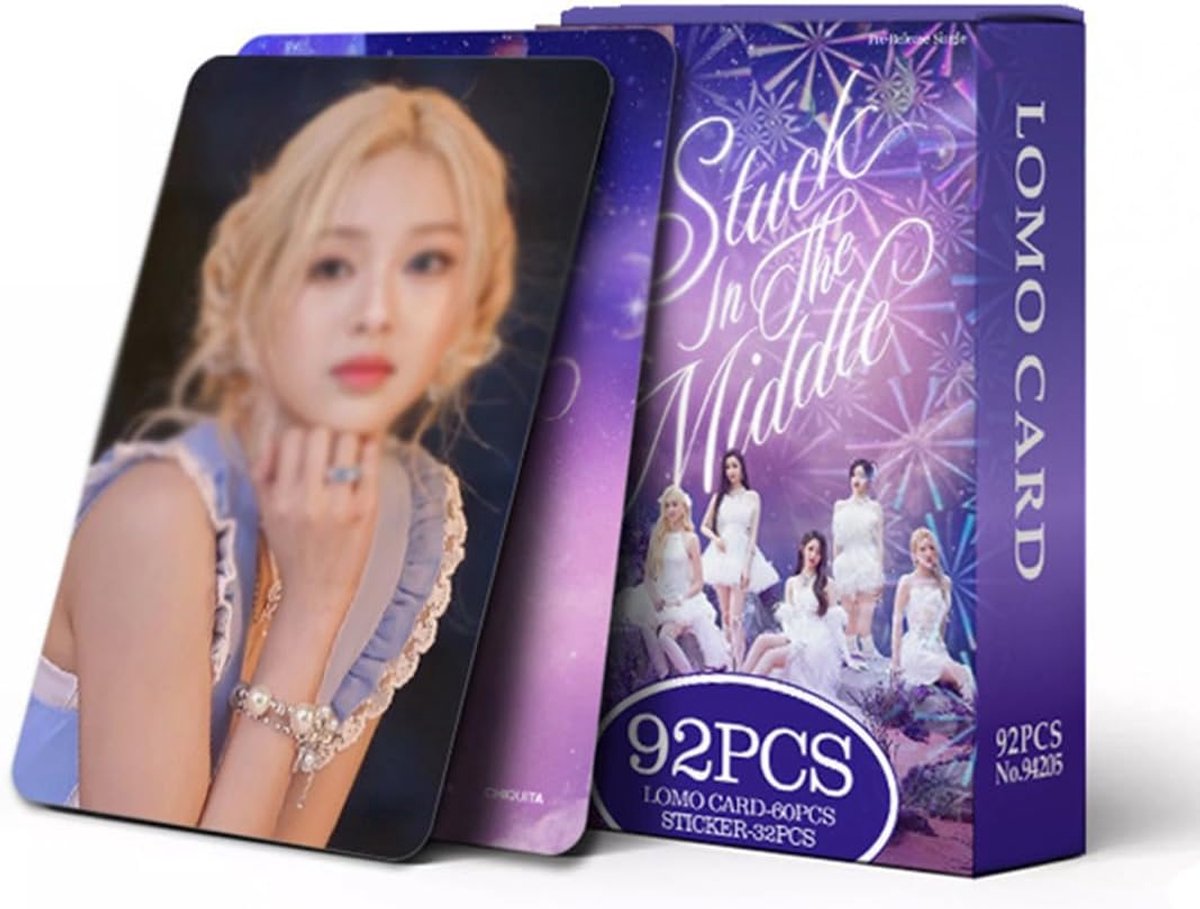 Postkaart foto kaart 55Pcs - paarse Kpop kaarten - verzamelobjecten - ideaal voor fans - ShopVlot