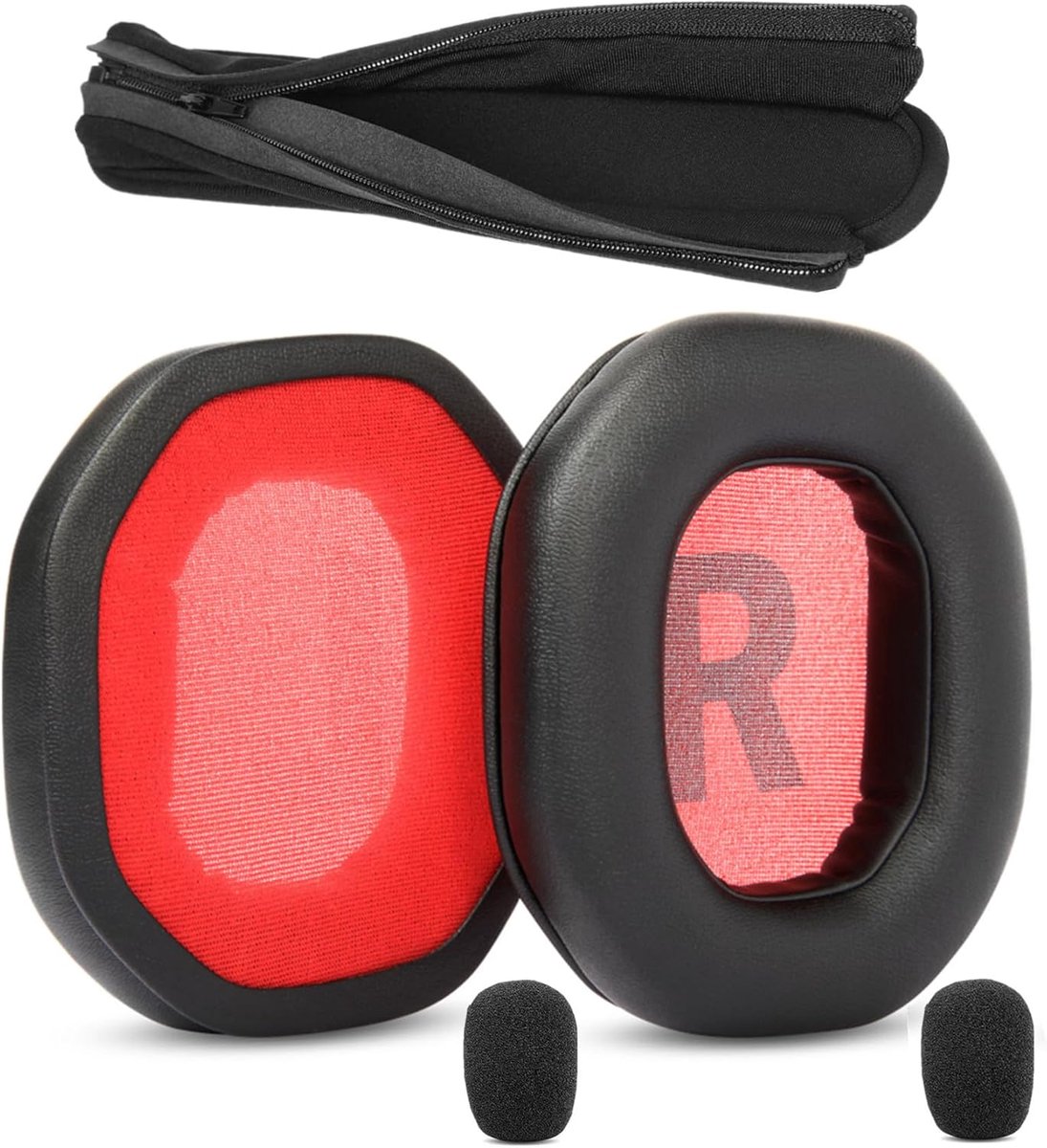 CAGE Ear Pads TaiZiChangQin Ear Pads Ear Pads Headband Cover Replacement Compatible with Teufel CAGE Gaming HD - ShopVlot