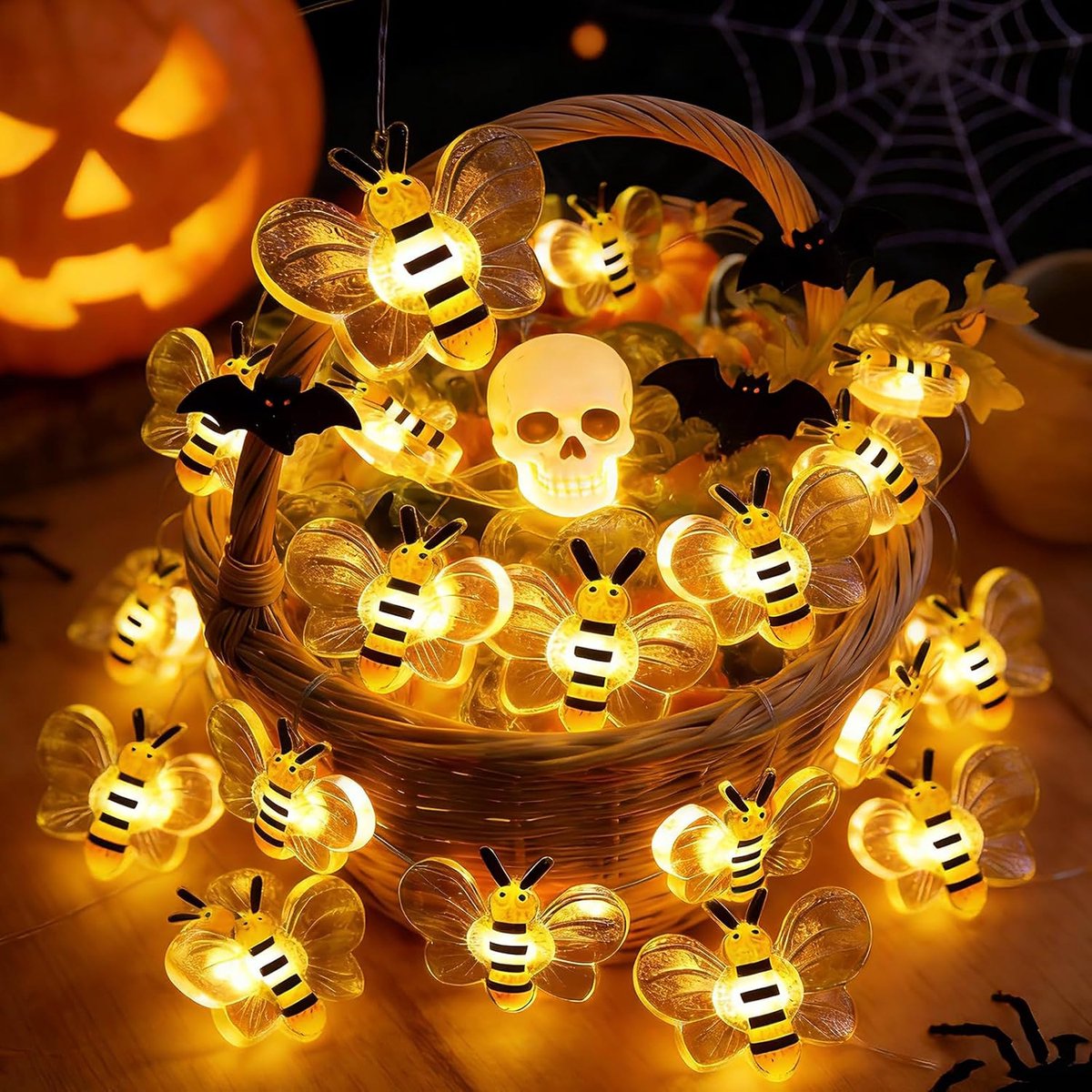 3 m 30 LED Fairy Lights for Bees for Outdoor Bedroom Living Room Plants Patio Decoration Transparent - ShopVlot