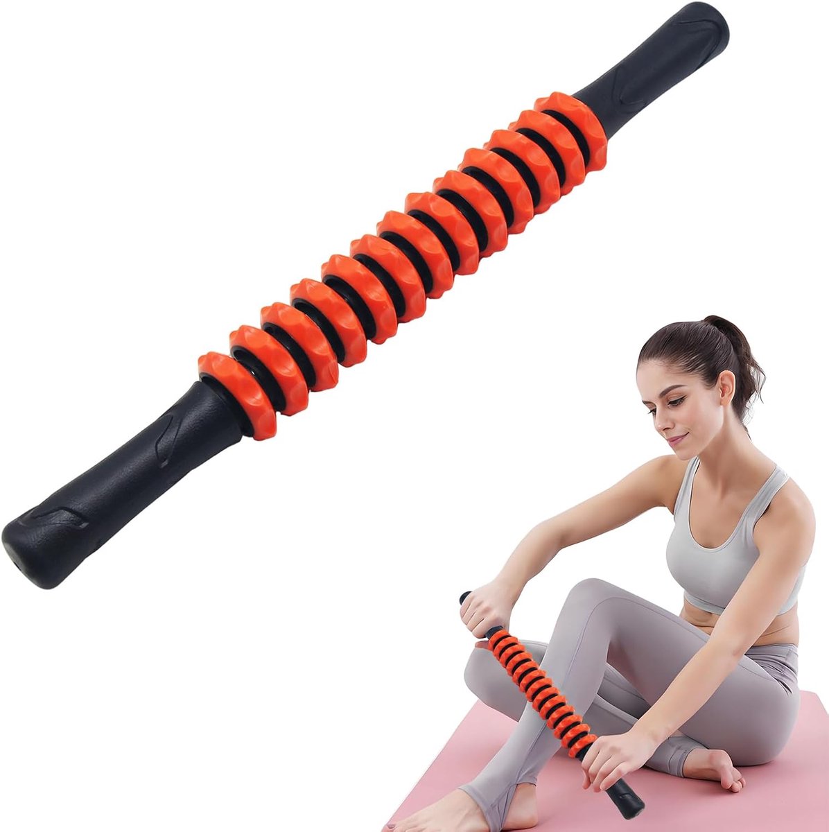 Fengyang® Muscle Massage Roller Muscle Therapy Massage Rod Massage Fascus Bar Multifunctional Muscle Massage Roller - ShopVlot