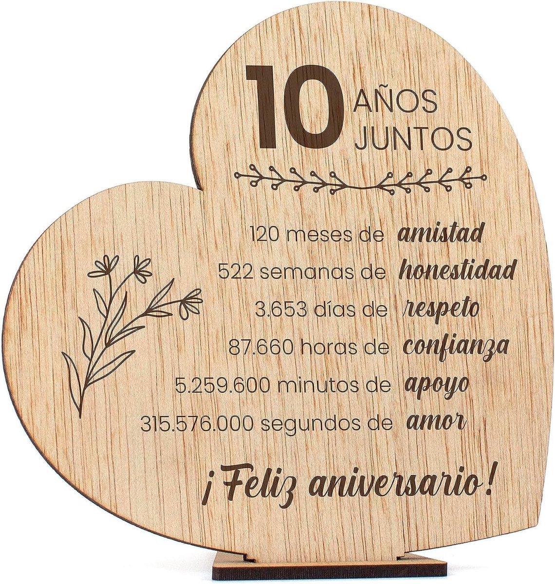 CONTRAXT Gifts 10th Anniversary Weddings or Grooms.Details Original Gifts Postcard Greeting Card Wedding Anniversary - ShopVlot