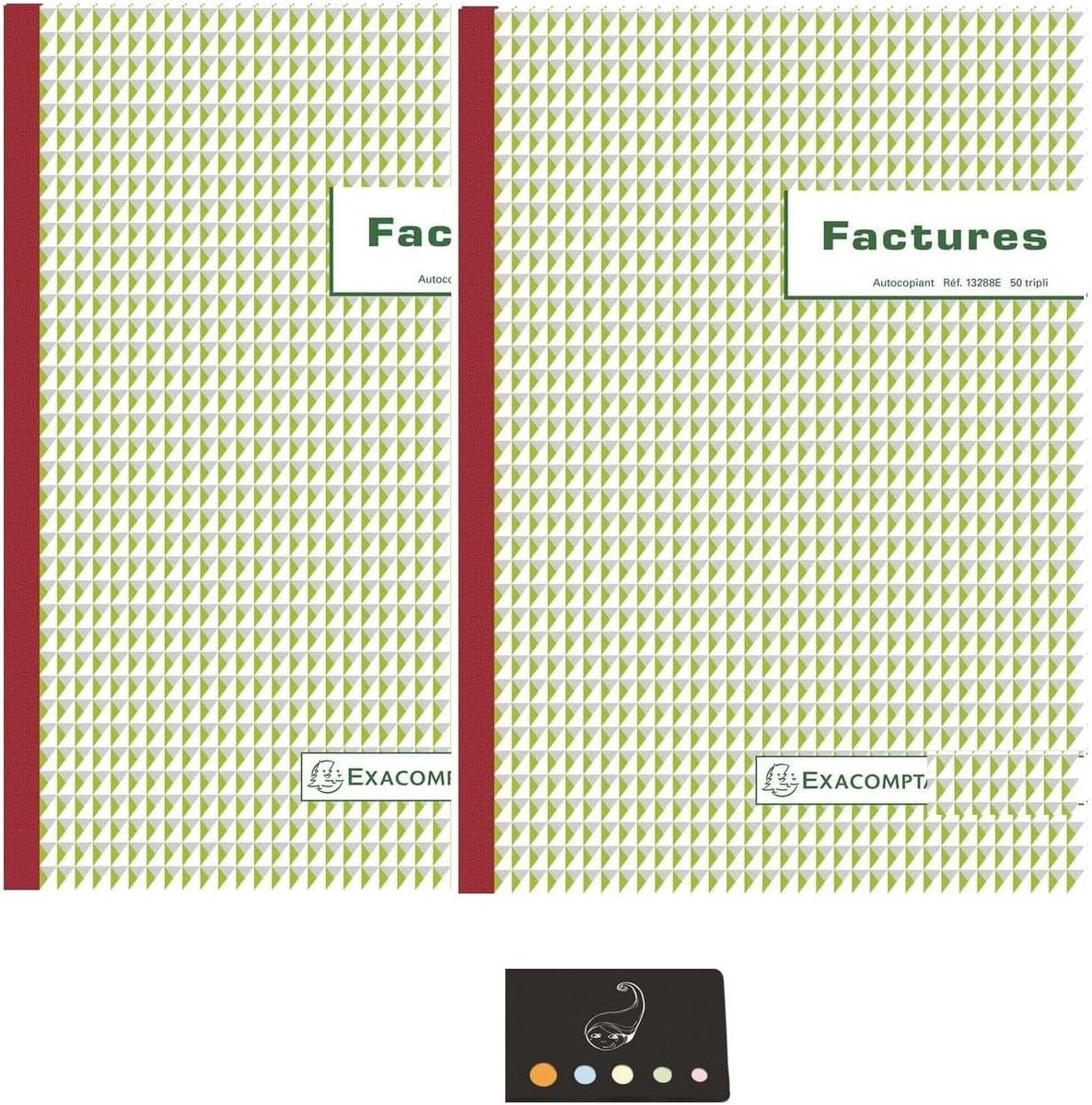 Set 2 Manifold A4 + 1 Blumie self-adhesive index (2 invoices) - ShopVlot