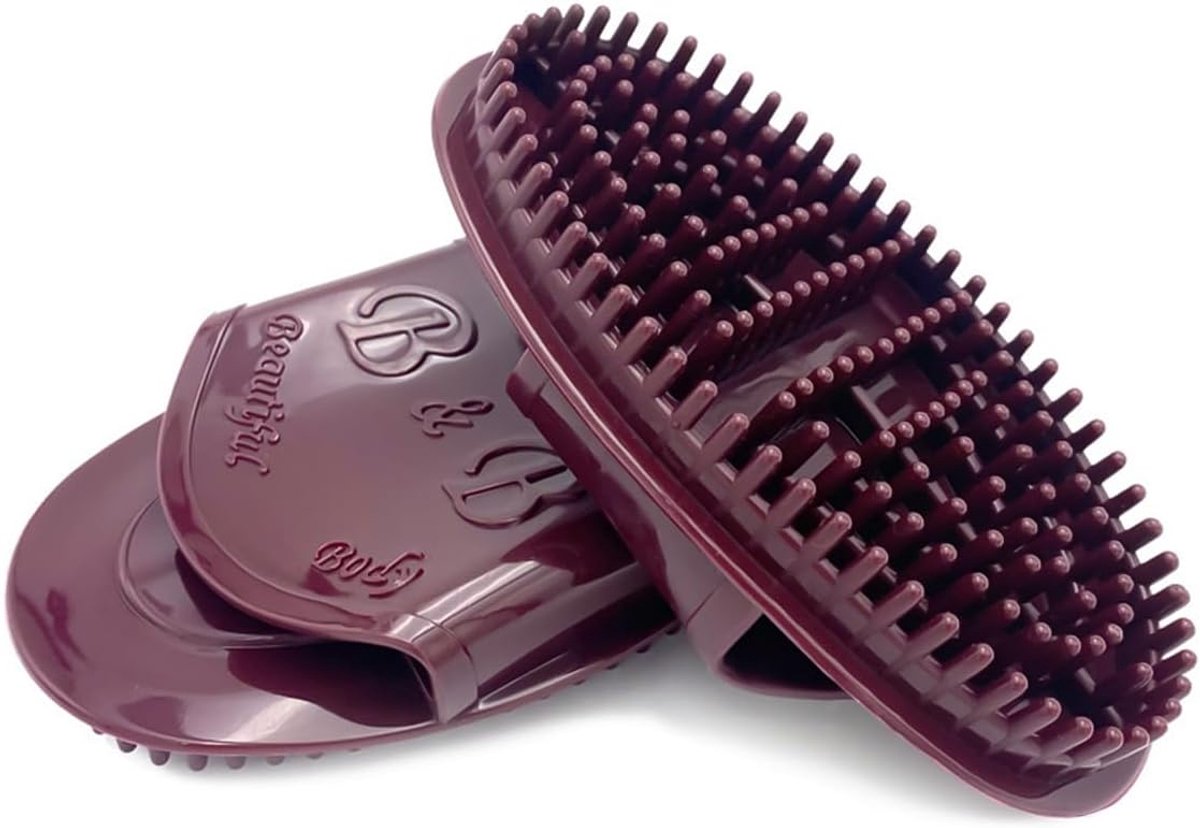 2 Professional Meridian Brushes, Professional Meridian Brush, Comfortable, Easy to Clean for Sundial Massage, Slimming - ShopVlot