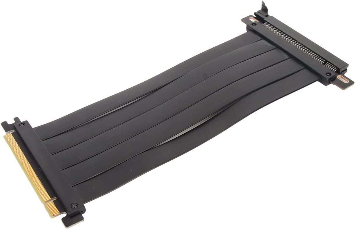 PCIE 4.0 X16 Extender Riser Kabel - Flexibele Hoogwaardige Adapter - 180 Graden Verlengkabel - ShopVlot